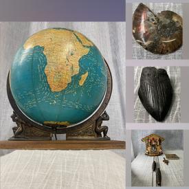 MaxSold Auction: This online auction features Royal Doulton Figurines, Megalodon Shark Tooth, Fossils, Geodes, & Minerals, Gemstone Pendants, Sterling Silver Jewellery, Buddha Incense Burners, Collector Plates, Cuckoo Clock, Bunnykins, Outerwear, Pet Care Books, Sea Shells, Asian Ceramics, Belt Buckles and much more!