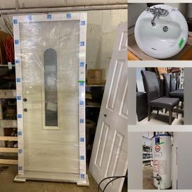 MaxSold Auction: This online auction features a Solar panel, built-in dishwasher, countertops, air conditioning unit, interior/exterior and French doors, water heaters and tank, electric panels and boxes, plumbing supplies and much more!