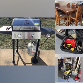 MaxSold Auction: This online auction features tools, book sheds, posters, tables, office chairs, kitchen appliances, heaters, pressure washers, speaker, sofas, electronics and much more!