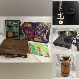 MaxSold Auction: This online auction features Sterling Silver Jewelry, Board Games, NIB Barbie, Video Game System, Costume Jewelry, Watches, Vintage Toys, J Puig Nativity Figures, Comics, Red Rose Tea Figurines, Souvenir Pins and much more!