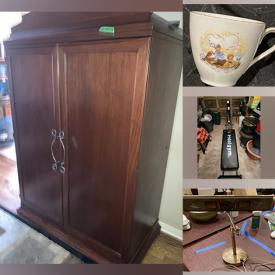 MaxSold Auction: This online auction features an entertainment unit, Total Gym home fitness, queen-sized bed frame, small home appliances, kitchenware, bags, candles and candleholders, banker's lamp, electronics, utensils and much more!