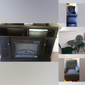 MaxSold Auction: This online auction features Electric Fireplace, Love Seat, Foyer Table, TVs, TV Stand, Chair, Ottoman, Electronics and much more!