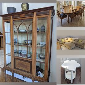 MaxSold Auction: This online auction features Antique Curio Cabinet, MCM Teak Furniture, Dionne Simpson Artwork, Massage Lounge Chair, Vintage Sleigh Bed, Sectional Sofa, Stand Up Desk, Outdoor Bench and much more!