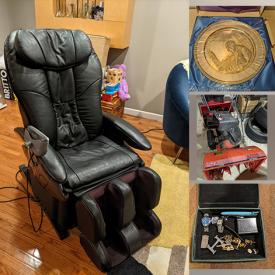 MaxSold Auction: This online auction features Snowblower, Stereo Electronics, Power Washer, Printer, Massage Lounger, Lawnmower, Patio Furniture, Russian Matryoshka Nesting Dolls, Commemorative Plate, Board Games, LPs and much more!