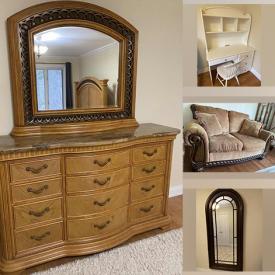 MaxSold Auction: This online auction features Broyhill Bedroom Furniture, Traditional Sofa & Loveseat, Leather Sofa & Loveseat, DVDs, Area Rugs, Lawnmower, Garden Tools, Snowblower, Power Tools, Patio Furniture, Skates and much more!