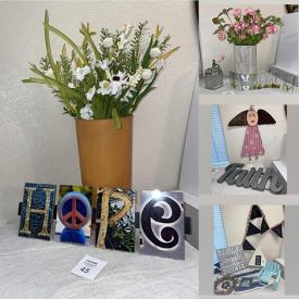 MaxSold Auction: This online auction features home decors, ceramic flower pots, mini frames, postcards, table ornaments, hanging ornaments, glass jars with lid, flowers bouquets, long large fabric flag, patriotic pedestal flag stand, birthday present yard stake and much more!