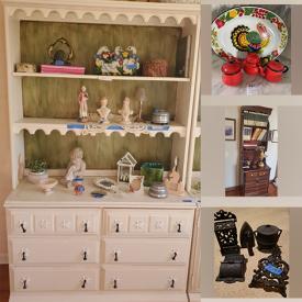 MaxSold Auction: This online auction features Ethan Allen furniture, oil lamps, Vintage basket, bakeware & cookware, Vintage dolls with cribs, anvils, side tables, glass chimneys, defibrillator, Vintage Wood Frame Armchair and much more!