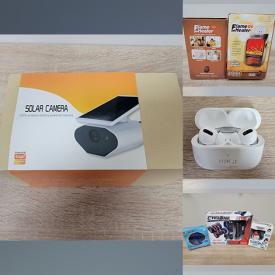 MaxSold Auction: This online auction features New in Open Box items such as Drone, Jump Starter, Massage Devices, Computer Components, Baby Monitor, Electric Heaters, Pen Tablet, Beauty Appliances, Toys, Bluetooth Speakers, Heated Apparel, Video Doorbell, Gaming Gear and much more!