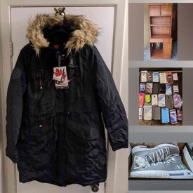 MaxSold Auction: This online auction features New Outerwear, New Men's & Women's Clothing, Entertainment Unit, Mexican Cookbooks, Automobile Repair, Mechanic Chair, New Door Hardware, Cell Phone Cases and much more!