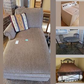 MaxSold Auction: This online auction features Small Kitchen Appliances, Bakeware, Washer & Dryer, Vacuum, Yard Tools, Barware, Patio Furniture, Art Supplies, Sewing Machine, Jewelry, TV, Board Games, Ethan Allen Bedroom Furniture and much more!