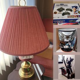 MaxSold Auction: This online auction features items such as Doulton figurine, Music Table, Silk Art, Lamp And Table, Bread maker And Fryer, Xbox, China Wedgwood, Glassware, Mini Nets, Bookcase, Piano, Stove, Fridge and much more!