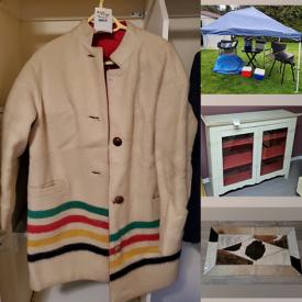 MaxSold Auction: This online auction features Camping Equipment, Patio Furniture, Dog Kennels & Products, Hudson's Bay Coat, Live Plant, Collector Plates, Camera Equipment, Studio Pottery, Small Kitchen Appliances, Horse Riding Accessories and much more!