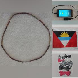 MaxSold Auction: This online auction features sapphire necklaces, new items such as clothing, winter accessories, and costume jewelry, international flags, small kitchen appliances, area rugs, books and much more!