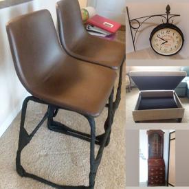 MaxSold Auction: This online auction features Women's Recliner Chair, Small Kitchen Appliances, L-shape Computer Desk, Velvet Covered Bench, Storage Ottoman, Sofa and much more!