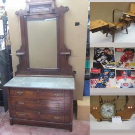 MaxSold Auction: This online auction features Vintage Tap & Die Toolsets, wall unit cabinet, Sadler English teapot, newspaper collection, skis, mini guitar, manual oiler and bucket, milling machine, tools and much more!