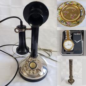 MaxSold Auction: This online auction features Vintage Jamaican & British coin set, stamp collection, 1985 Marvel comic books, Antique Queen Mary Oil Lamp, MCM microphone, jewelry, cufflinks, Ancient Spearhead Flint and much much more!!!