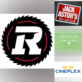 MaxSold Auction: This online auction features vouchers such as tickets to Redblacks game, Rogers Interzip Experience and a voucher to Jack Astors. Also includes Vouchers for Innergy Corporate yoga voucher, Mcgees Barbershop, King Canada and much more!