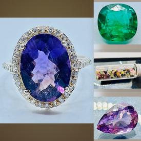 MaxSold Auction: This online auction features Loose Gemstones such as Opals, Emerald, Topaz, Tourmaline, Sapphire, Kyanites, Citrine, Garnets, Edison Pearls, Tanzanites, and Amethyst/Silver Ring, Citrine /Silver Necklace, Ruby/Silver Ring and much more!