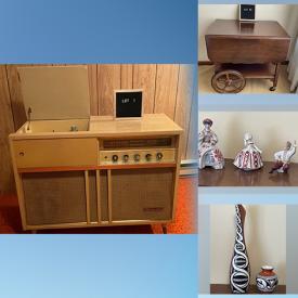 MaxSold Auction: This online auction features Vintage items such as Stereo Cabinet, Cash Register, and Figurines, Ukrainian Pattern Dishes, Small Kitchen Appliances, Crystal Glassware, Collector Plates, Wooden Sculpture, Fabric, Royal Doulton Figurine, Hospital Bed and much more!
