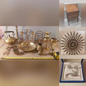 MaxSold Auction: This online auction features Antique dresser, Butcher block kitchen cart, Vintage piano bench, Noritake dinnerware, Blue pottery dishes, Vintage Avon bottles and much more!