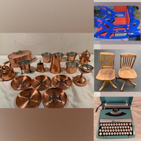 MaxSold Auction: This online auction features Limoges, crystal ware, rocking chair, corner chairs, board games, books, small kitchen appliances, hardware, hand tools and much more!