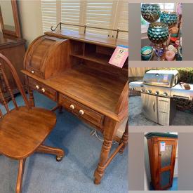 MaxSold Auction: This online auction features antique sewing machine cabinet, dressers, clothing and shoes, Japanese and English China, costume jewelry, Easter, Halloween and Christmas decorations, cleaning supplies, outdoor plants, yard tools and much more!