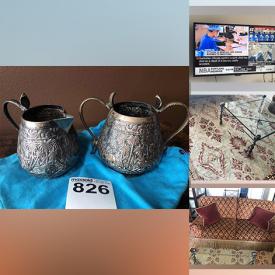 MaxSold Auction: This online auction features Renaissance Writing Desk, Bergere Chair, Area Rug, Custom Sofas, TVs, Antique Settee, Sterling Silver Jewelry, Disney Serigraph, Art Supplies, Artisan Belt Buckles, Watches, NIB Propane Heater and much more!