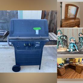 MaxSold Auction: The online auction features Cedar Lined Chest, Dresser With Mirror, Panasonic Microwave, Folding Tables & Chairs, Wicker Coffee Table With Glass Top, Sunbeam BBQ & Utensils and much more.