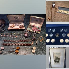 MaxSold Auction: This online auction features Costume Jewelry, Pendelfin Figurines, Wade Figurines, Marbles, Coins, Power Tool, Small Kitchen Appliances, Christmas Village, Framed Wall Art, Decorative Plates and much more!