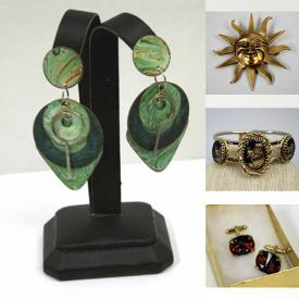 MaxSold Auction: This online auction features Jewelry including Necklaces, Bracelets, Brooches, Rings, Earrings, Cufflinks, Watches, Pendants, and Curtains, Tiki Mugs, Hand Tools, Teacup/Saucer Sets, Keychains, Asian Carved Table and much more!