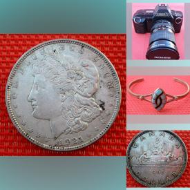 MaxSold Auction: This online auction features Vintage Camera, Coins, Sports Teams Apparel, DVDs, Vintage Jewelry, Action Figures, Baby Stroller, Women's Shoes, Children's Books, Toys, BBQ Grill, Tools and much more!