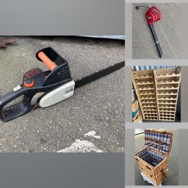 MaxSold Auction: This online auction features Hand Gardening Tools, Circular Saw, Belt Sander, Picnic Hutch, Wooden Wine Racks much more!