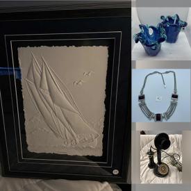 MaxSold Auction: This online auction features Ladies Passion Necklace, Two-Piece Glassware, Horse Bookends, Abstract Original Oil, Elizabeth McBride Watercolor, Abstract Gerard Pottery Plate, Three 1000 Pc Puzzles, Grandma Cookie Jar and much more!