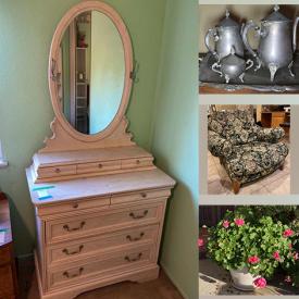 MaxSold Auction: This online auction features Lamps, King Sleigh Bed, Melamine Bookcase, Jazz Wall Art, Area Rug, Thomasville Sofa, Pressure Cooker, Curio Cabinet, Cook Books, Saxophone, Large Ceramic Pot, Lemon tree, Patio Lounge Chairs, Weber Grill and much more!