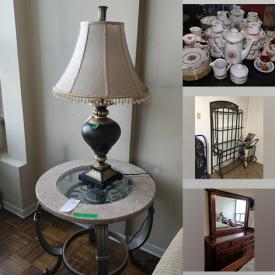 MaxSold Auction: This online auction features garden tools, sofa, cabinets, cabinets, dresser, dining table and chairs, hutch's, electronics, TV, kitchen appliances, china tea sets, clothes, mirror, wall art, bed frames and much more!