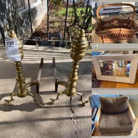 MaxSold Auction: This online auction features Nutizzi Leather Recliner, Pottery, Artwork, Fireplace Stanchions, Rattan Baskets, Schwinn Bicycle and helmet, Pressure Washer, Vintage Telephone, Costume Jewelry, Wrestling Figurines, Ceramic Elephant and much more!