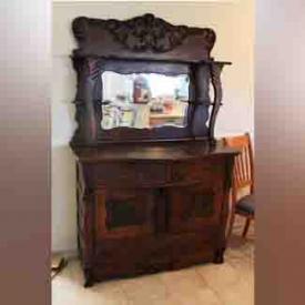 MaxSold Auction: This online auction features furniture, kitchen tools, artworks, decors, collectibles, electronics, kitchen appliances and kitchenware such as antique oak server, outdoor table and chairs, HD Television, nightstand, cabinet, civil war era collectibles and much more!