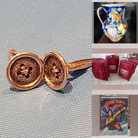 MaxSold Auction: This online auction features collectibles such as stamps, Murano glass, and Marvel comics, costume jewelry, Italian urns, LP records, books and much more!