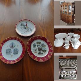 MaxSold Auction: This online auction features furniture such as shelving units, tables, computer desk, buffet and hutch, dining set and more, Royal Doulton figures, china, crystalware, Paderno cookware, Coalport, books, linens and much more!