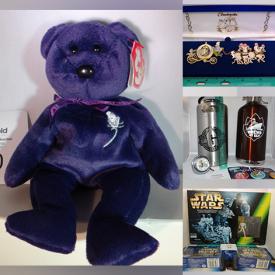 MaxSold Auction: This online auction features Disney Collectibles, Disney Cast Member Exclusives, Star Wars Collectibles, Beer Growlers, Beer Signs, NWT Beanie Babies, New McDonald's Beanie Babies and much more!