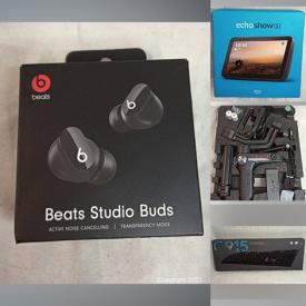 MaxSold Auction: This online auction features NIB items such as smart lock, security cameras, beauty appliances, STEM toys, earbuds, internet gear, Fitbit, solar lights, and reception desk and much more!