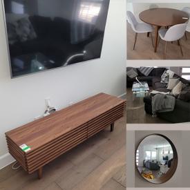 MaxSold Auction: This online auction features a glass top coffee table, wooden dresser, Matching chest of drawers, nightstand and ottoman, Xbox, kitchenware, Bow lamp, automotive and much more!