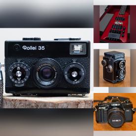 MaxSold Auction: This online auction features Cameras & Lenses, Camera Accessories, Raspberry Pi, Bass Guitars, Binoculars, Flash Units, Microphones, Photo Enlarger and much more!
