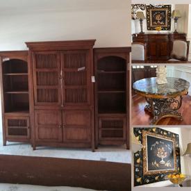 MaxSold Auction: This online auction features Game Table, Dresser, Side Table, Exercise Machine, Golf Clubs, Faux Plant, Lamp, Fireplace and much more.