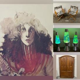 MaxSold Auction: This online auction features furniture such as vintage leather sofa, display cabinets, vintage buffet and farmhouse table, laminating machine, glassware, vintage prints, kitchenware, home decor, power tools, chandeliers, children’s toys, vintage china, Ariens lawn mower and much more!