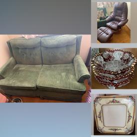 MaxSold Auction: This online auction features Leather Chair, Antique Plates, Small Kitchen Appliances, Pet Kennel, Fishing Gear, Barware, Hand Tools, Crystal Decanter Set, and much more!