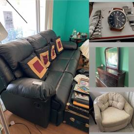 MaxSold Auction: This online auction features Pfaltzgraff, fine china, Limoges, furniture such as recliners, sofas, coffee table, side tables, and dining room table with chairs, lamps, area rugs, DVDs, books, glassware, ceramics, office supplies, PS4 controller, small kitchen appliances and much more!