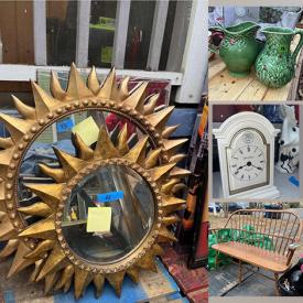 MaxSold Auction: This online auction features Candleholders, Art Easel & music stand, Mirrors, Art, Canvas Screens, Lamps, Table, Pottery, Vases, Magazine Rack, Sideboard, China Cabinet, Sports Equipment And Games and much more!