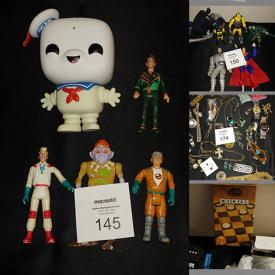 MaxSold Auction: This online auction features NIB items such as toys, VR glasses, bike helmets, boomerang, board games, pet products, sunglasses, and hand tools, Skylanders, tackle boxes, action figures, costume jewelry, watches, strollers, and much more!