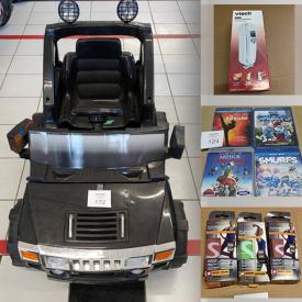 MaxSold Auction: This online auction features Ride On Electric Toy Cars and New items such as Beauty Appliances, Exercise Equipment, Pet Products, Framed Wall Art, Small Kitchen Appliances, DVDs, Blu Ray, Toys, Yoga Mats, Massagers, Video Games and much more!